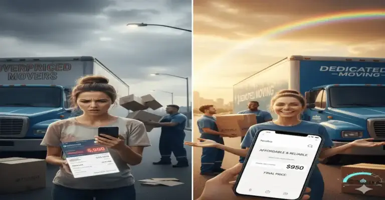 Dedicated Moving's transparent pricing comparison vs overpriced movers in Shirley, MA.